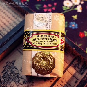 上海蜂花檀香皂125g 远销海外 老牌国货护肤品 沐浴皂肥皂香皂