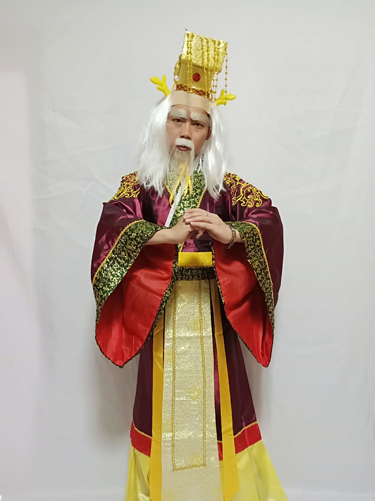 西游记东海龙王服装三太子敖丙服装公司年会表演龙王爷服装道具