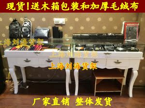 现货饰品展示柜珠宝展柜首饰柜台玻璃饰品柜台中岛柜欧式烤漆货架饰品柜台