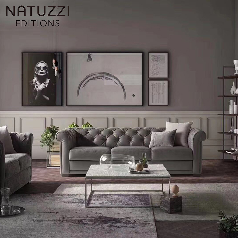 意大利进口品牌natuzzi意迪森沙发