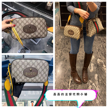 Gucci / Gucci Классическая сумка с двумя G - головами, сумка с камерой, женская сумка, мужская и женская сумка, одноплечая сумка, наклонная сумка
