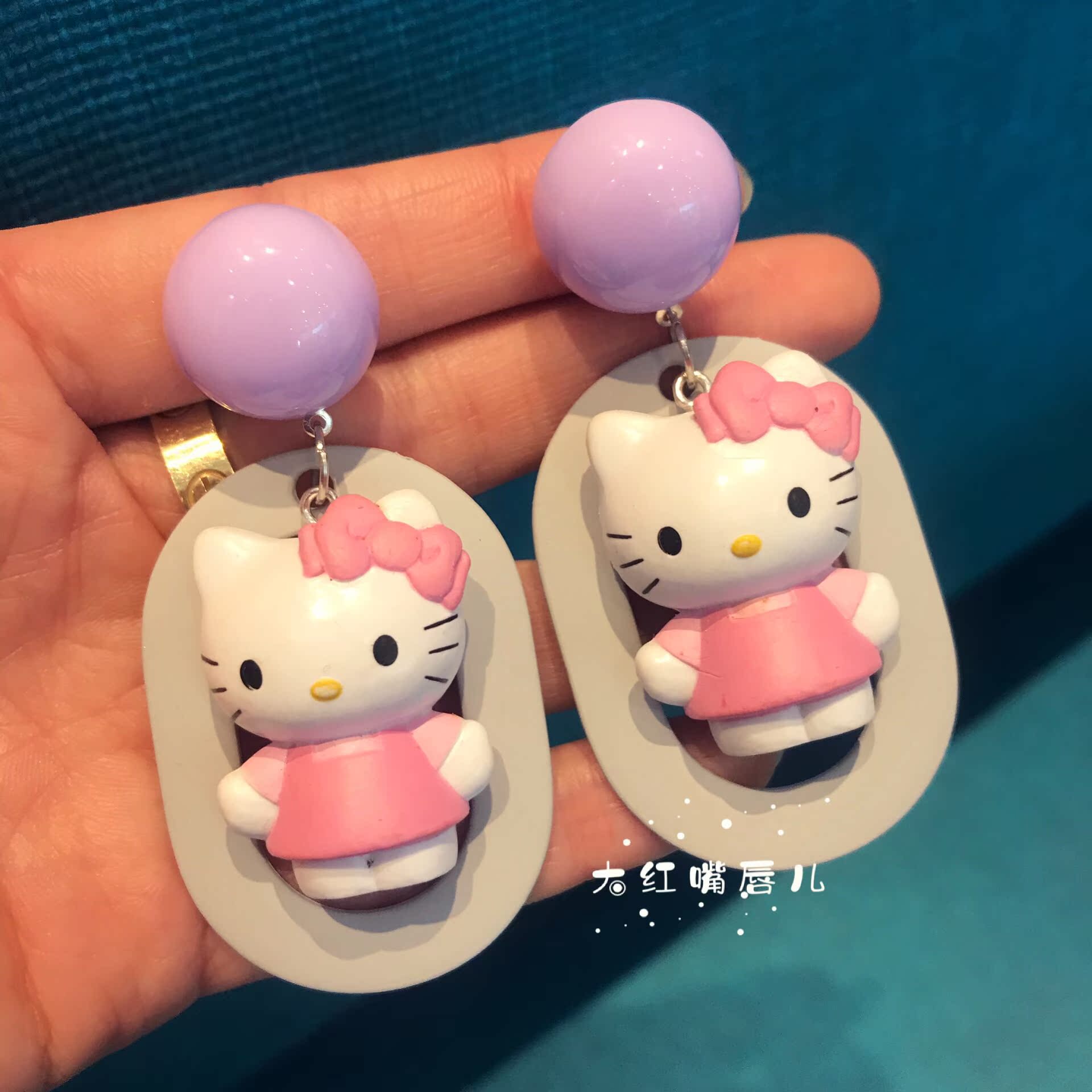 嘴唇夹环批发 嘴唇夹环礼物 嘴唇夹环材料 穿搭 淘宝海外