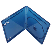 深蓝色蓝巨人-超薄7mm蓝光光盘盒 深蓝色长方