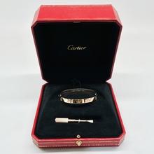 [9.9] Cartier Roses Золотой браслет Картье широкая версия 16 цена 5.7W