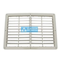 铝合金电动风口 双层百叶风口带电动调节阀20