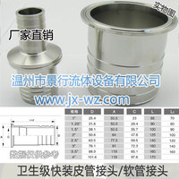 快装宝塔头-接头304卫生级快装皮管接头\/宝塔