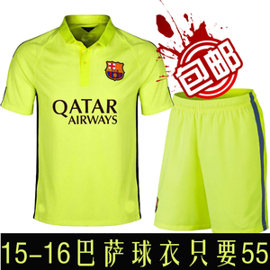 巴萨儿童球衣短袖足球服套选什么牌子好 同款