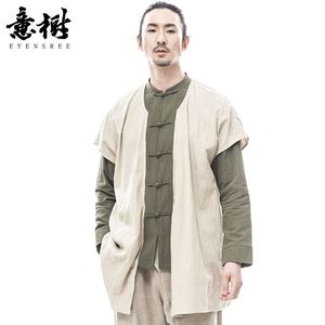 意树棉麻中国风男装亚麻衬选什么牌子好 同款