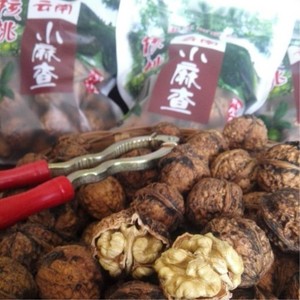 云南薄皮核桃500gx2袋孕妇坚果特产原味小麻查野生核桃新货包邮薄皮核桃