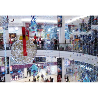 陈庭光-饰 商场灯光装饰定制琼赞美陈 商场购物