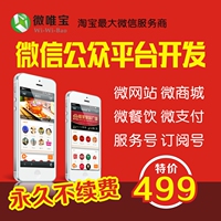 微信网站建设 微信公众号平台定制开发 服务号