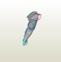 分模版钢铁侠mk346头盔 可穿戴 纸模EVA通用