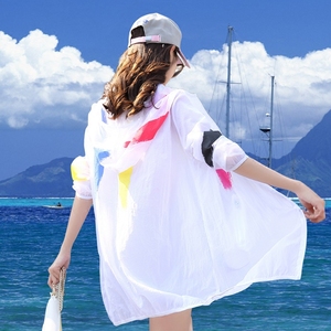 防晒衣女2017夏季新款中长款超薄防紫外线百搭韩版防晒服薄款外套防晒衣