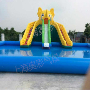 厂家直销充气水上滑梯充气选什么牌子好 同款