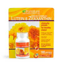 美国正品Trunature叶黄素25mg 玉米黄素5mg 视