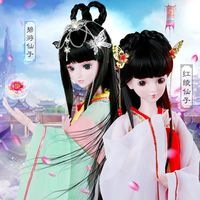 丽仙子古装娃娃衣服\/-纱改妆换装定制款服饰古