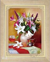 艾云妮-方5d钻石画十字绣花姑娘风铃草艾云妮